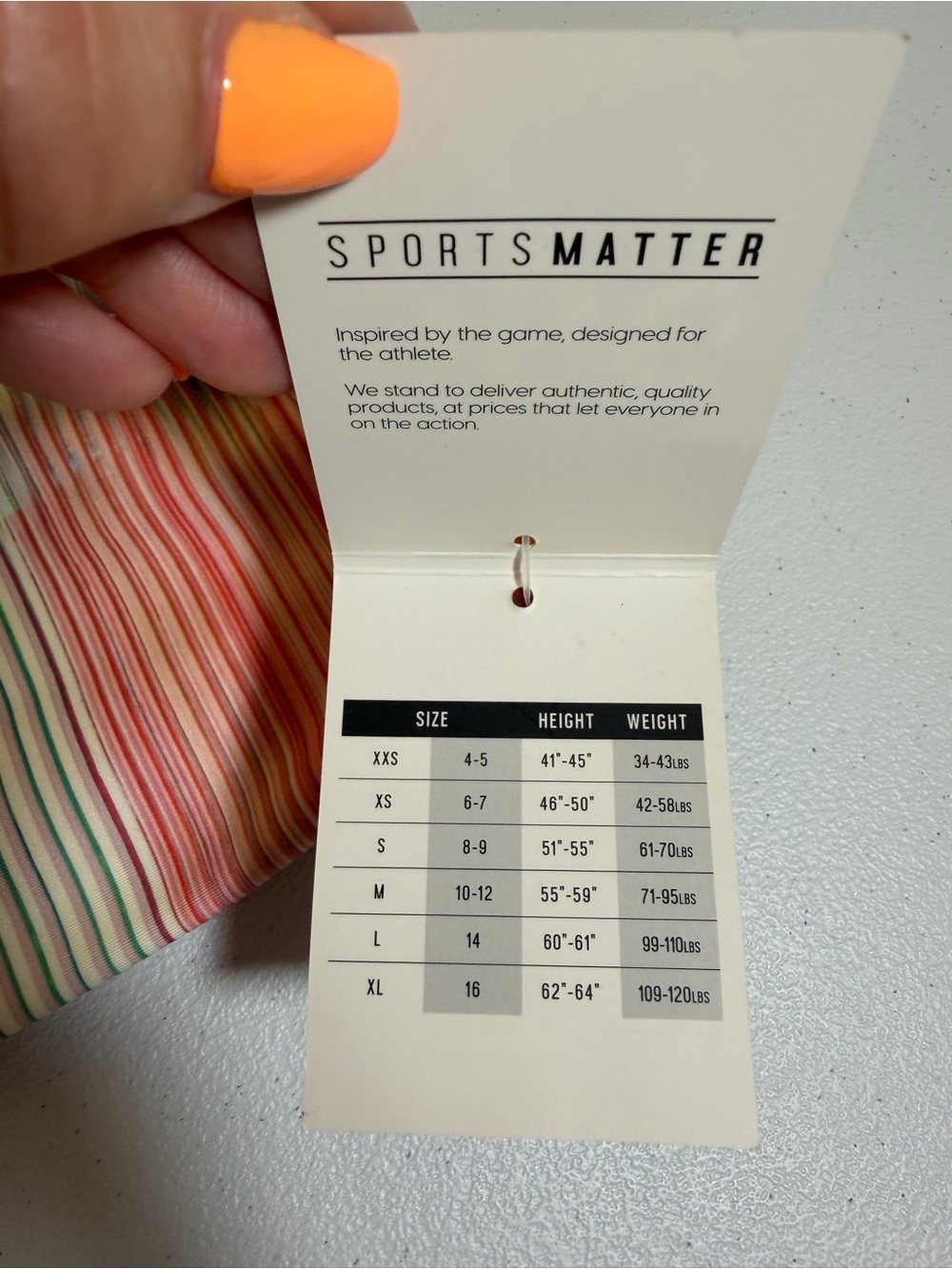 DSG Girls 2 Piece Activewear Set Rainbow Crop Tank & Orange Tiered Skort S/M NWT - Picture 5 of 12